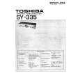 TOSHIBA SY-335 Manual de Servicio