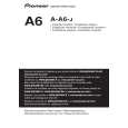 PIONEER A-A6-J Manual de Usuario