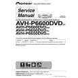 PIONEER AVH-P6600DVD/EW Manual de Servicio