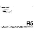 TOSHIBA F15 Manual de Usuario