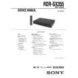 SONY RDR-GX355 Manual de Servicio