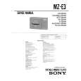 SONY MZ-E3 Manual de Servicio