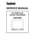 SYMPHONIC CSF420G Manual de Servicio