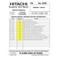 HITACHI P60X901 Manual de Servicio