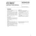 KENWOOD KX880G Manual de Usuario