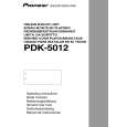 PIONEER PDK-5012 Manual de Usuario
