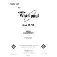 WHIRLPOOL LG6099XTF0 Catálogo de piezas