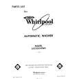 WHIRLPOOL LA3300XPW0 Catálogo de piezas