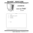 SHARP LL-T15G1 Catálogo de piezas