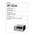 SONY VP-5030 Manual de Usuario