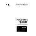 NAKAMICHI 1000II Manual de Servicio