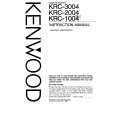 KENWOOD KRC3004 Manual de Usuario
