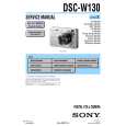SONY DSC-W130 LEVEL2 Manual de Servicio
