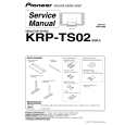 PIONEER KRP-TS02/S/WL5 Manual de Servicio