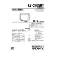 SONY KV2565MT Manual de Servicio