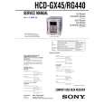 SONY HCD-GX45 Manual de Servicio