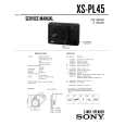 SONY XSPL45 Manual de Servicio
