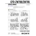 SONY CFDZW705 Manual de Servicio