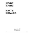 CANON FP B45 Catálogo de piezas