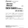PIONEER DEX-G8057ZTS5/XHUC Manual de Servicio