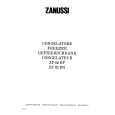 ZANUSSI ZF82BF Manual de Usuario