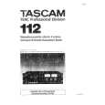 TEAC TASCAM 112 Manual de Usuario