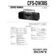SONY CFS-DW38S Manual de Servicio