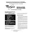 WHIRLPOOL SF0100EKW0 Manual de Instalación