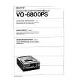 SONY VO-6800PS Manual de Usuario