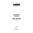 ZANUSSI ZCE566NW Manual de Usuario