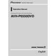 PIONEER AVH-P6550DVD/RD Manual de Usuario