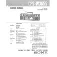 SONY CFSW365S Manual de Servicio