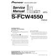 PIONEER S-FCW4550/XTW/UC Manual de Servicio