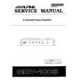 ALPINE MRV-1005 Manual de Servicio