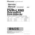 PIONEER DVR-550H-S/WVXK5 Manual de Servicio