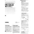 CASIO HR-150LB Manual de Usuario