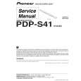 PIONEER PDP-S41 Manual de Servicio
