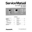 PANASONIC WV9540 Manual de Servicio