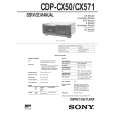 SONY CDP-CX571 Manual de Servicio