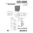 SONY HCDV8800 Manual de Servicio