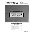 ROTEL RA611 Manual de Servicio