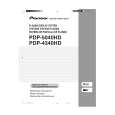 PIONEER PDP-5040HD Manual de Usuario
