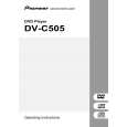 PIONEER DV-C505/KCXU Manual de Usuario
