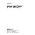 SONY DVW-250P Manual de Servicio