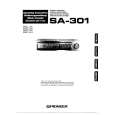 PIONEER SA-301 Manual de Usuario