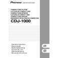 PIONEER CDJ1000 Manual de Usuario