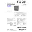 SONY HCD-G101 Manual de Servicio