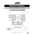 JVC UX-QD70W for AH Manual de Servicio