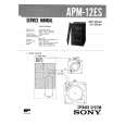 SONY APM12ES Manual de Servicio