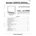 SHARP LC15A2E Manual de Servicio SHARP LC15A2E Manual de Servicio